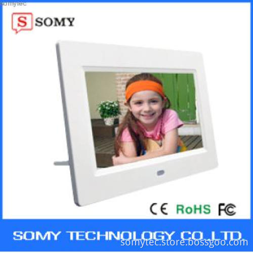 7 Inch basic Function popular 800 x 480 pixels Digital Photo Frame